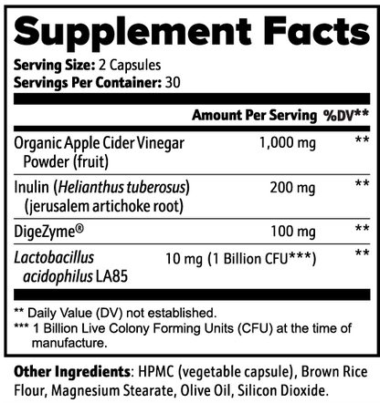 Apple Cider Vinegar Flush Formula